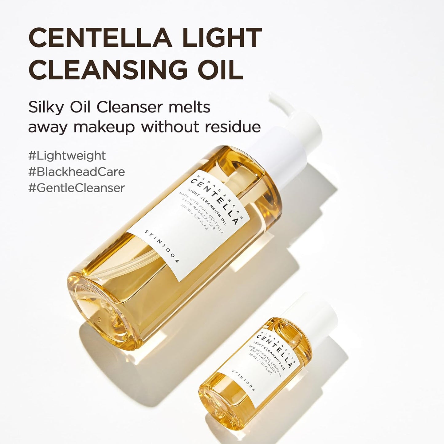 SKIN1004 Centella - Kit de viaje, juego coreano para el cuidado de la piel con tóner, hidratante, suero, aceite limpiador y limpiador, juego de tamaño de viaje con centella de Madagascar, piel sensible, perfecto para viajes, belleza y regalos