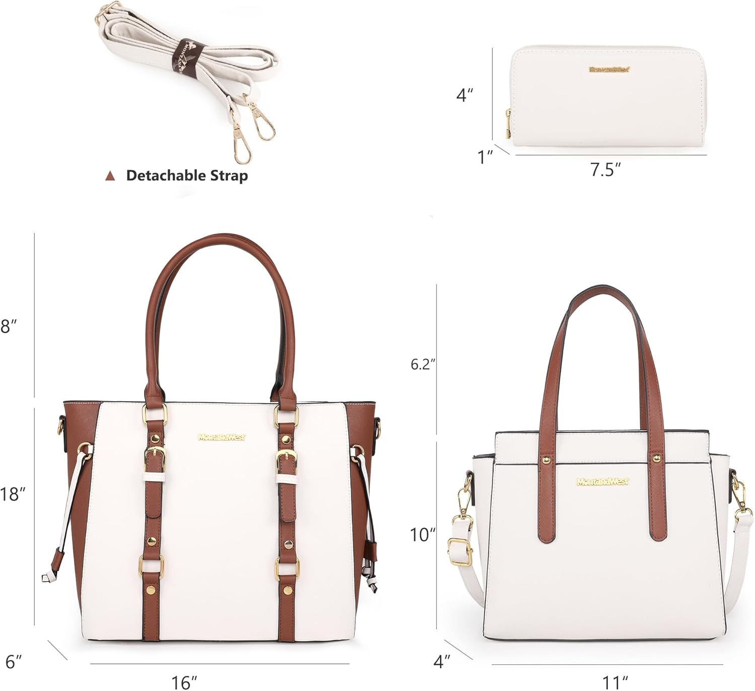 Montana West 3PCS Purses for Women Tote Bag and Wallet Set Shoulder Satchel Handbags