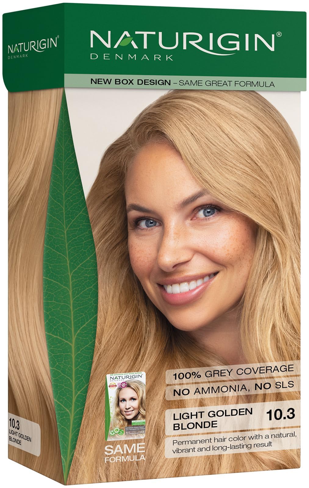 Naturigin Permanent Hair Dye - 4.0 Brown - 100% Gray Coverage, Long-Lasting Natural hair Color - Ammonia & Paraben-Free, Vegan and Plant-Infused Formula (Pack of 1)