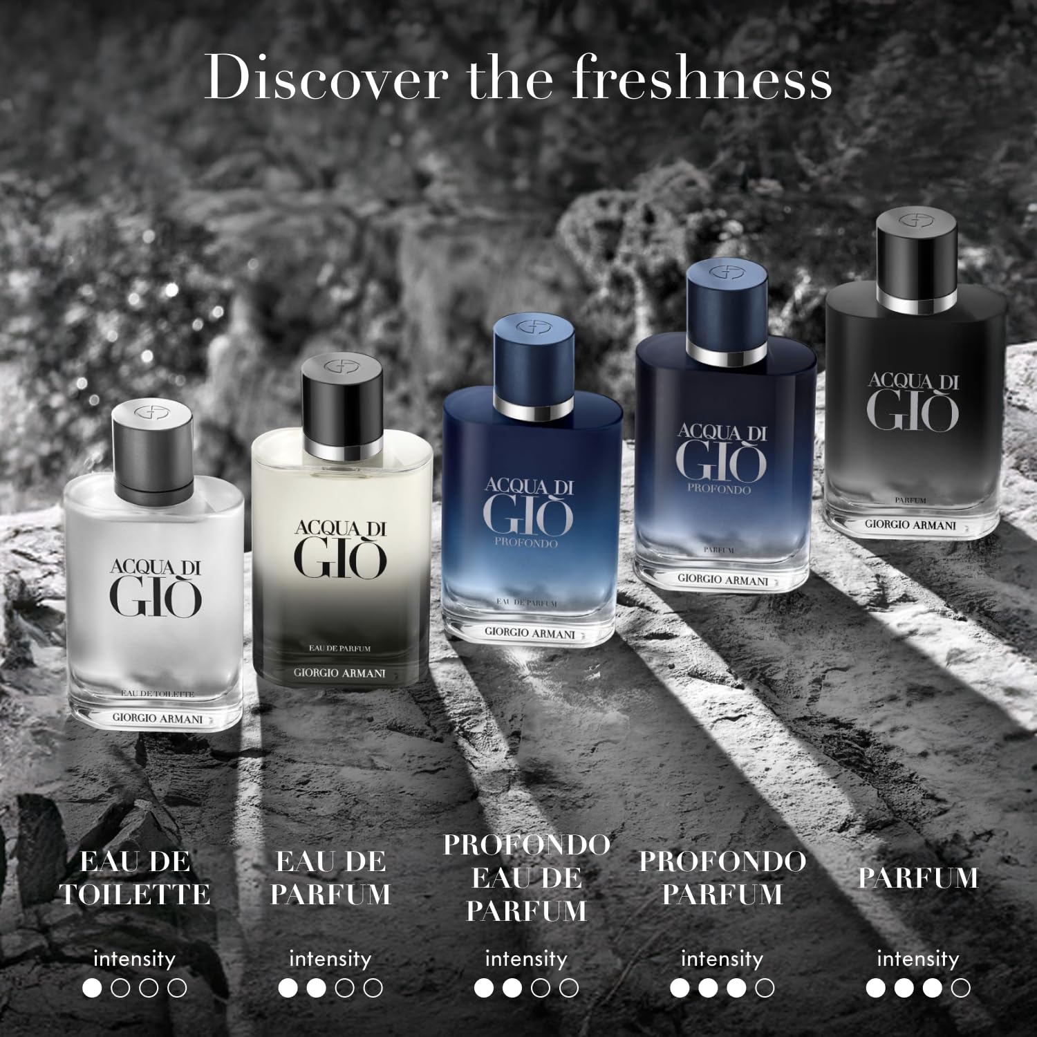 Armani Beauty - Acqua di Giò - Eau de Toilette - Colonia para Hombre - Fragancia de larga duración con notas de bergamota, jazmín, almizcle blanco, pachulí y madera de cedro