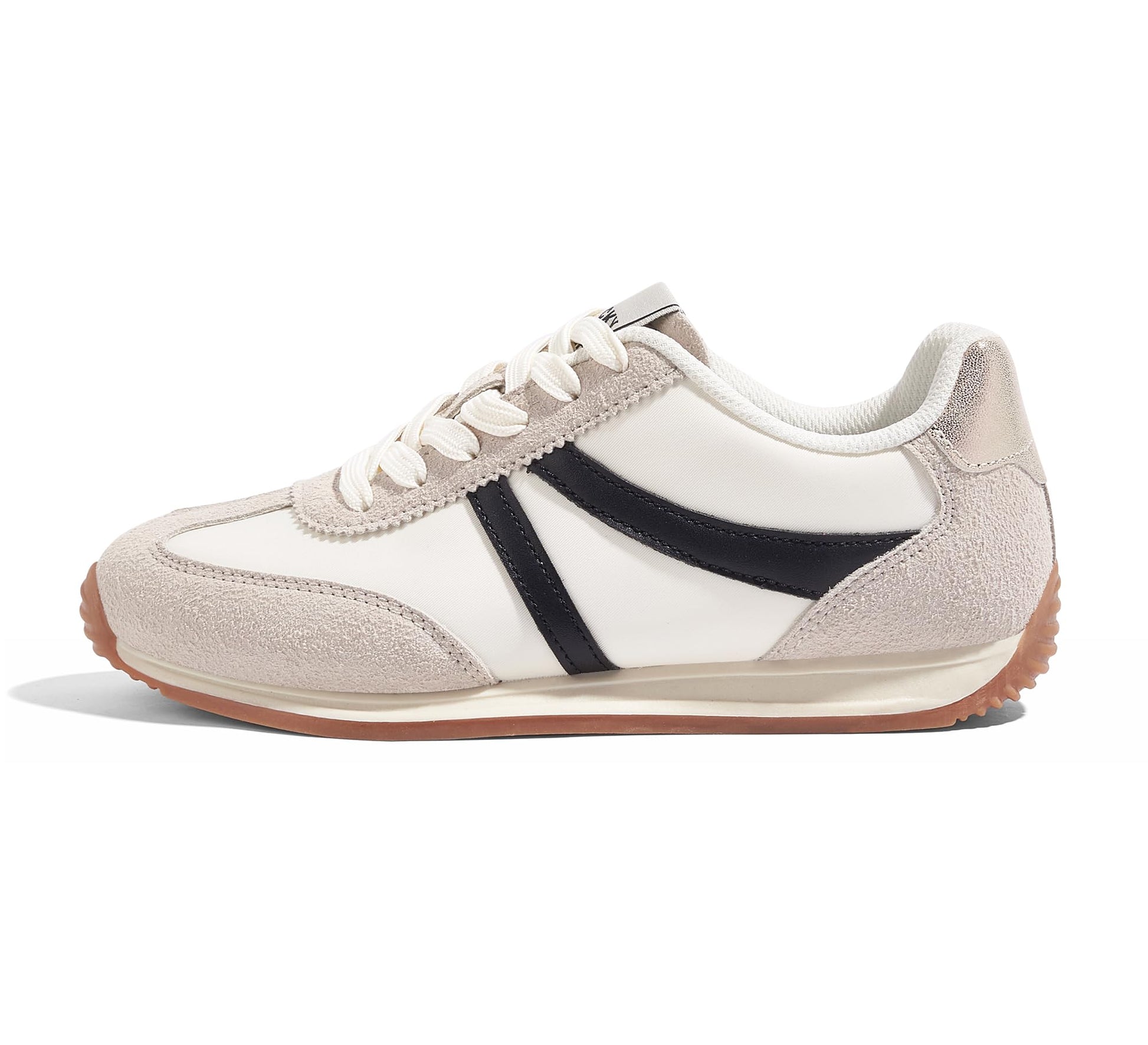 LUCKY STEP - Zapatillas deportivas de moda retro para mujer, antideslizantes, cómodas, casuales, para correr, transpirables, clásicas, para caminar