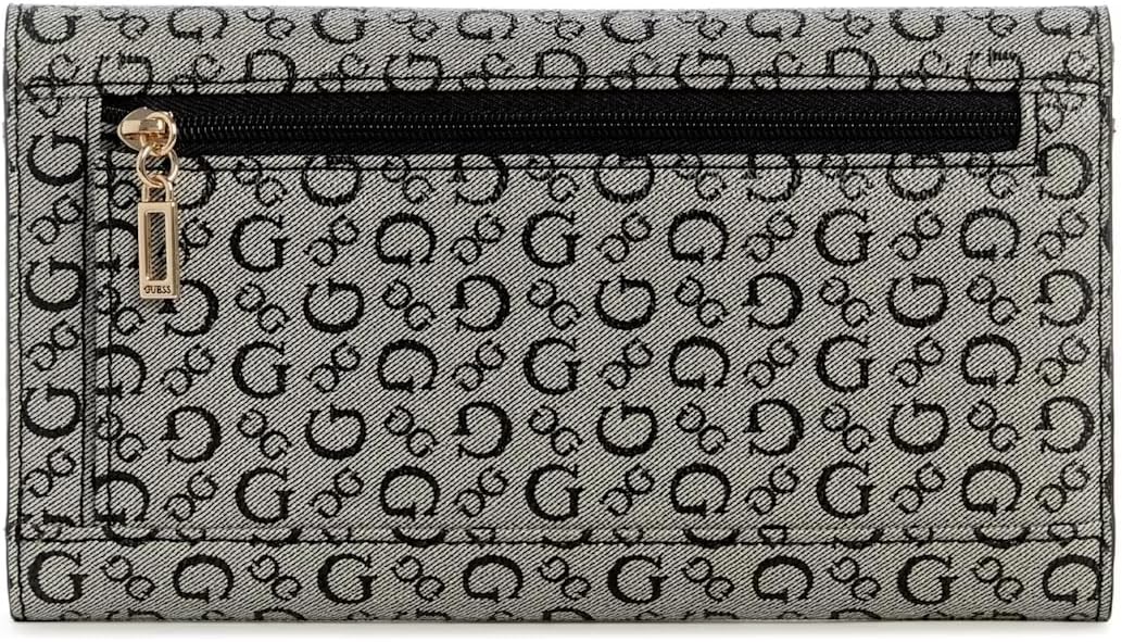 GUESS Factory Rhiannon Logo Cartera plegable para mujer