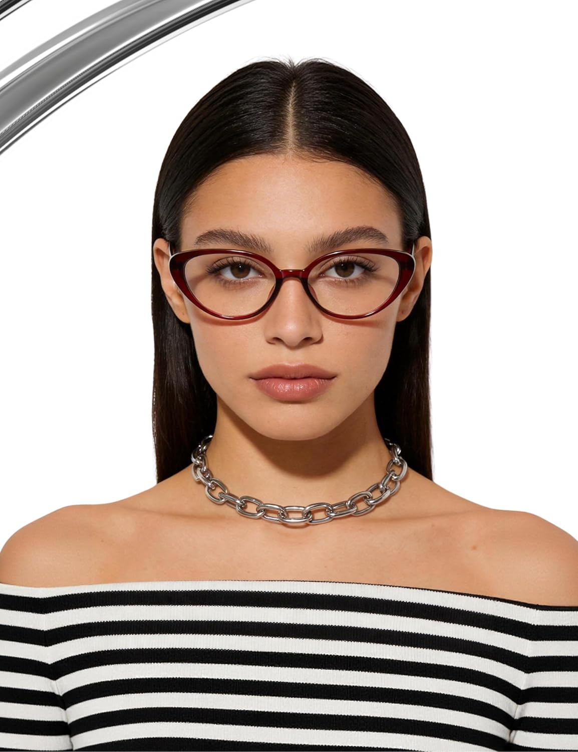 Gafas ultraligeras de luz azul ojo de gato para mujer antirreflejo reduce la fatiga ocular juego/computadora/pantalla