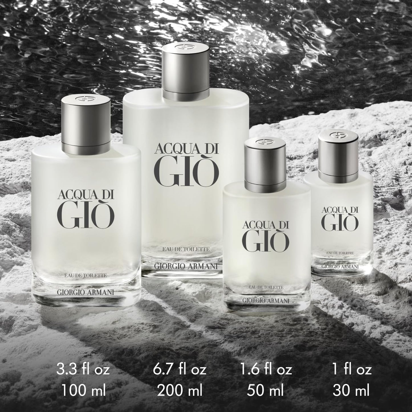 Armani Beauty - Acqua di Giò - Eau de Toilette - Colonia para Hombre - Fragancia de larga duración con notas de bergamota, jazmín, almizcle blanco, pachulí y madera de cedro