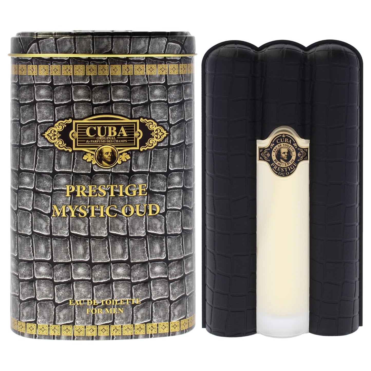 Cuba Prestige Mystic Oud para hombre - 3 oz EDT Spray