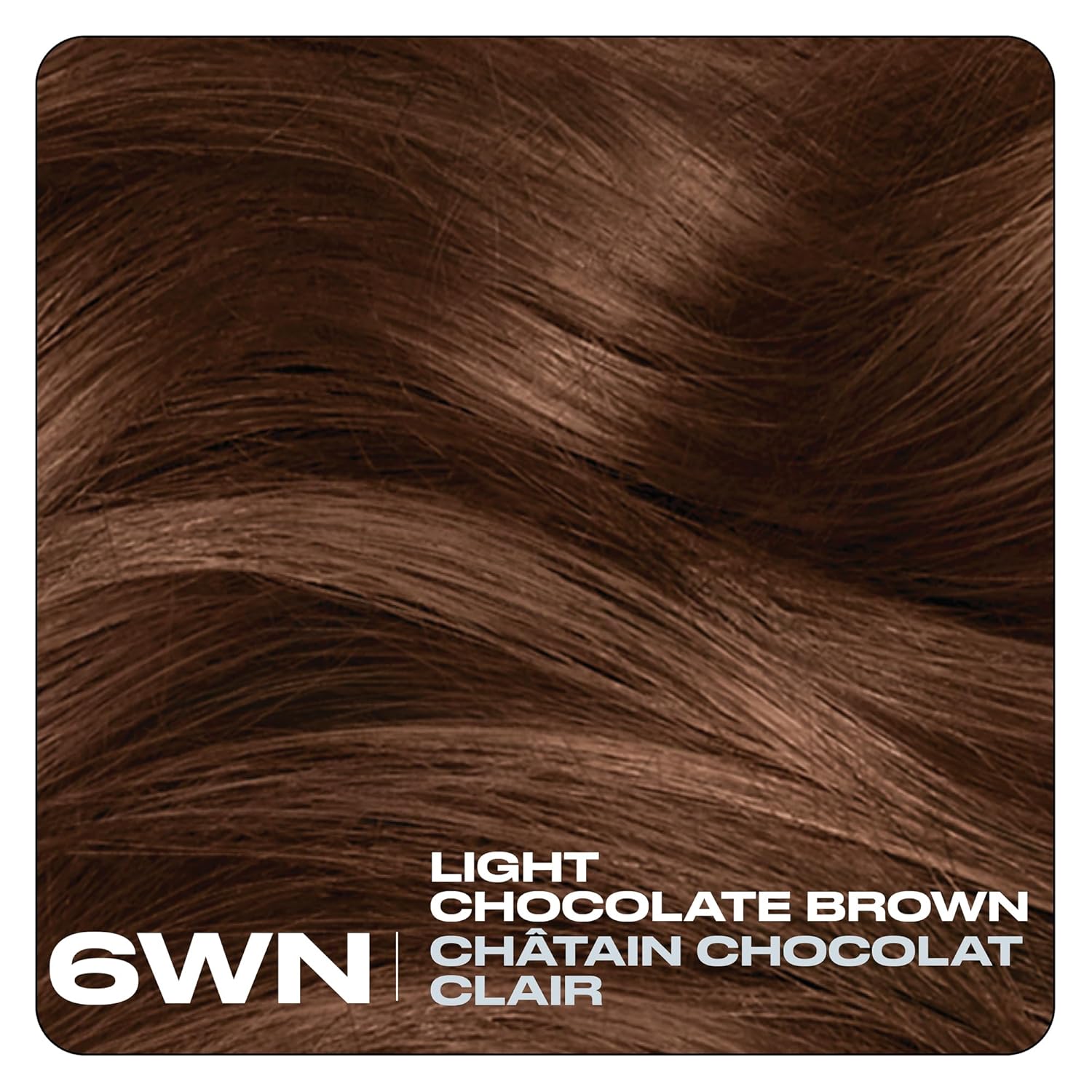 Clairol Nice'N Easy 10 Permanent Hair Dye, 6WN Light Chocolate Brown Hair Color, Pack of 1