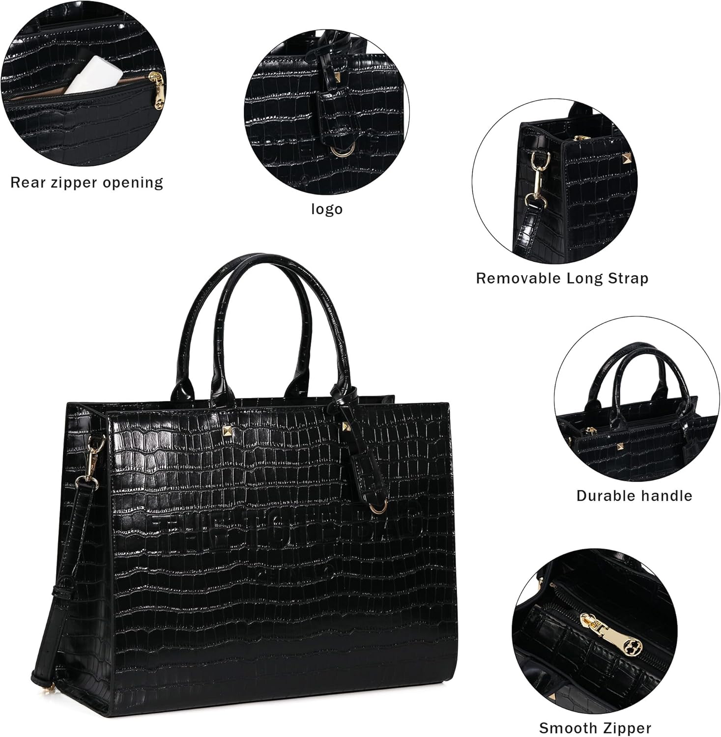Chinllo Tote Bag for Women Top Handle Satchel Purse and Handbags with Shoulder Strap