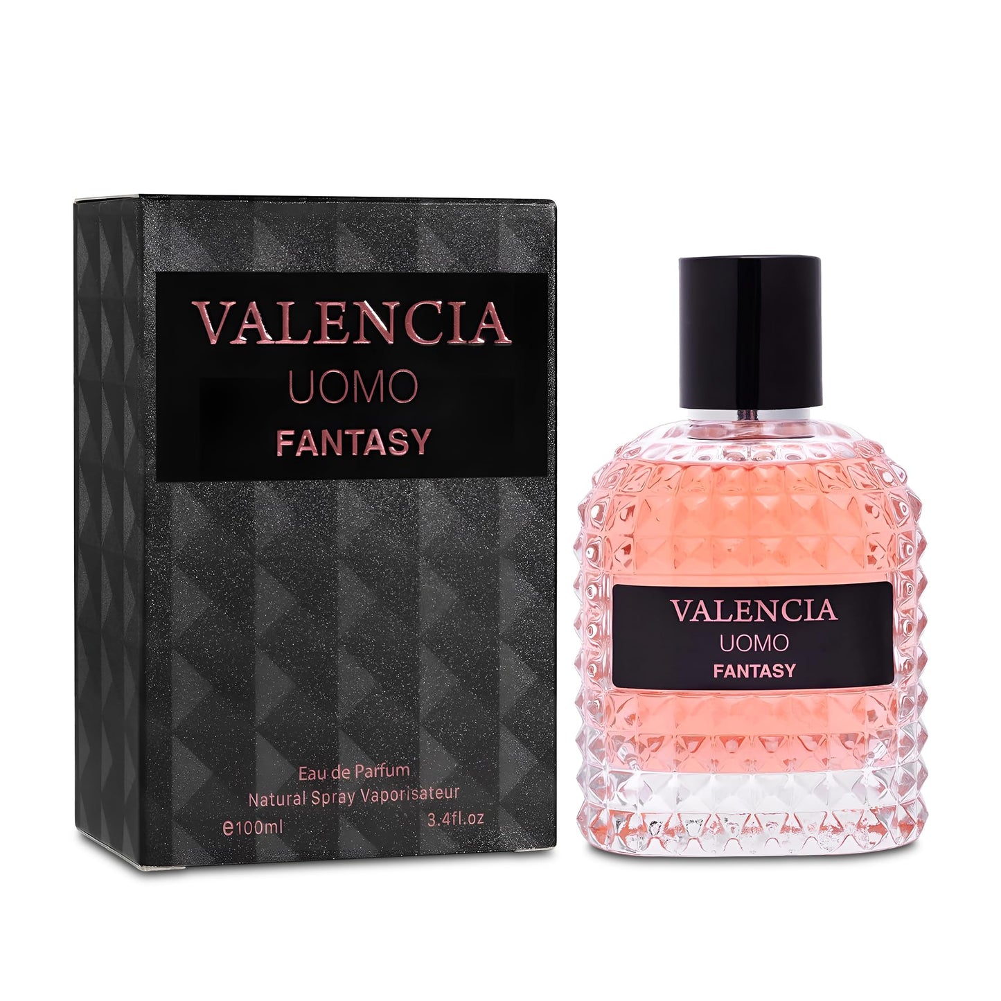 AFLUXE Colonia para Hombres Valentine Milano Eau De Toilette Spray Corporal Perfume Fragancia Natural de Larga Duración 3.4 Fl Oz de Uso Diario