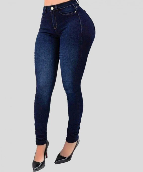 Ass Curvy Jeans Stretchy High Waisted Jeans Big Butt Hips Denim Pants Pull Up Elastic Super Stretch denim pants