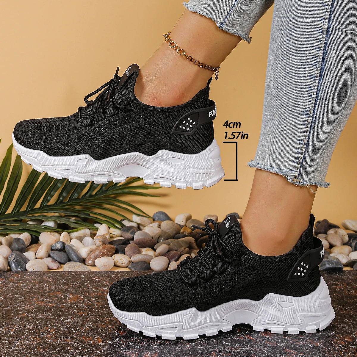 Women's shoes, women's sports shoes  Women's shoes Breathable single-mesh dad shoes Women's casual and versatile sports shoe