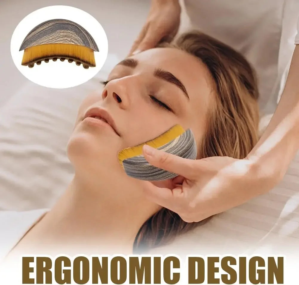 Lymphatic Facial Brush for Chin and Jawline Contouring and Sculpting