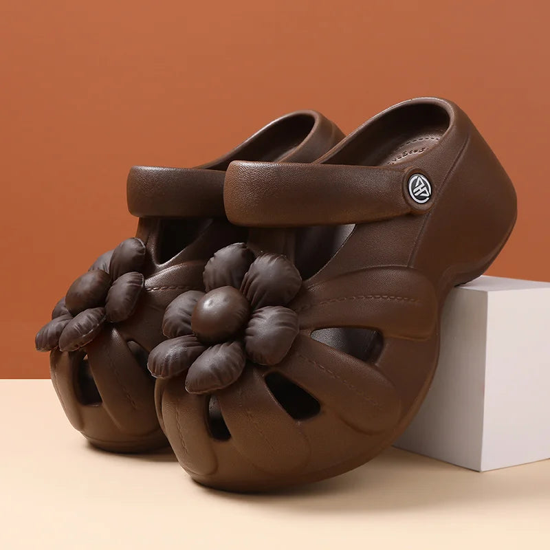 Women's Toe-Toe Slippers for Women, New Style Thick-Soled, Non-Slip, Breathable Summer Beach Shoes and Sandals