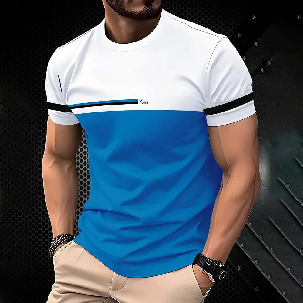 In the summer of , men's casual T-shirts are added with simple O-neck short-sleeved outdoor clothing and breathable 3d print