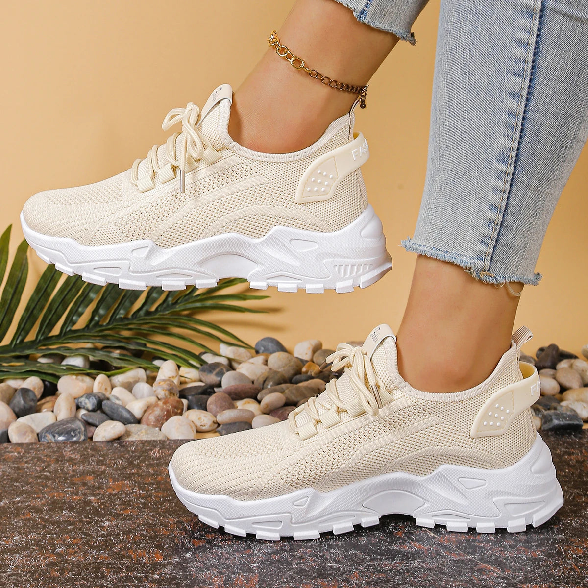 Women's shoes, women's sports shoes  Women's shoes Breathable single-mesh dad shoes Women's casual and versatile sports shoe