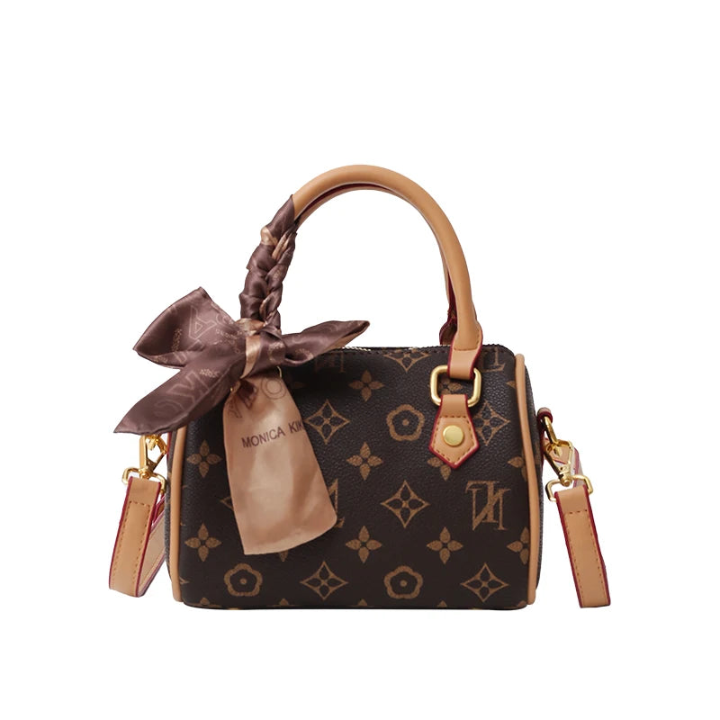Paris Fashion Designer Elegant Handbag Classic Vintage Style For Luxury Women Leisure Business Commuter Bag