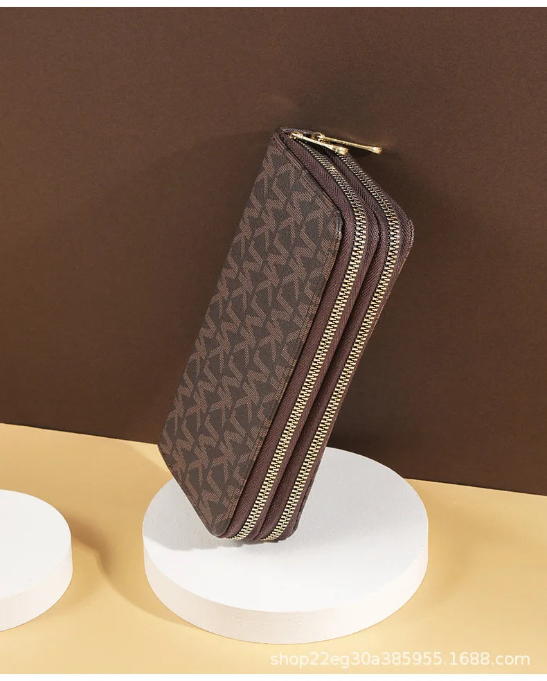 Fashion purse women's long large capacity zipper hand bag phone bag card bag cartera femenina wallet billetera carteras 2025