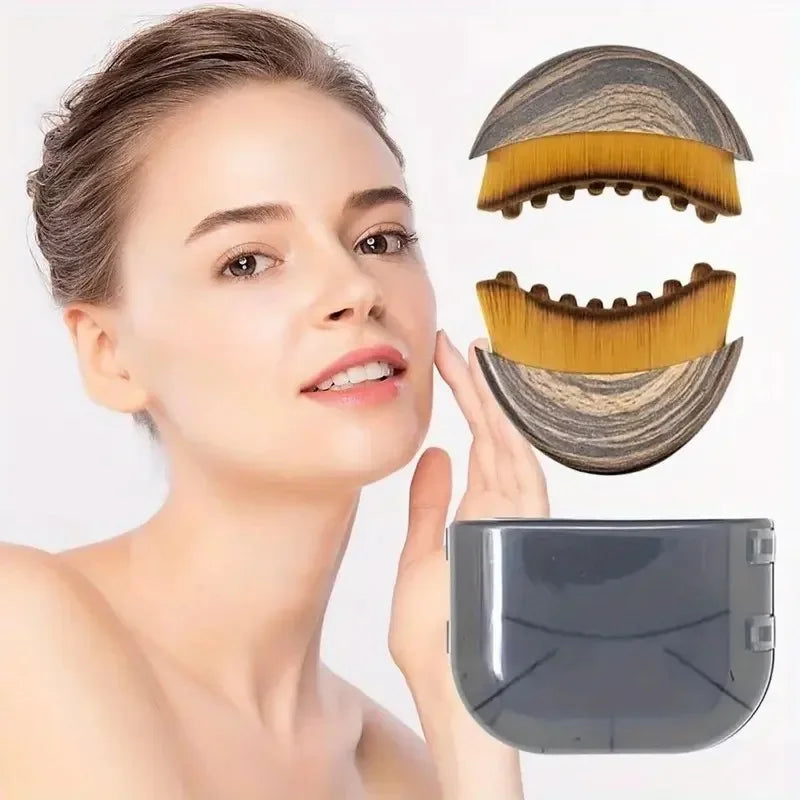 Lymphatic Facial Brush for Chin and Jawline Contouring and Sculpting