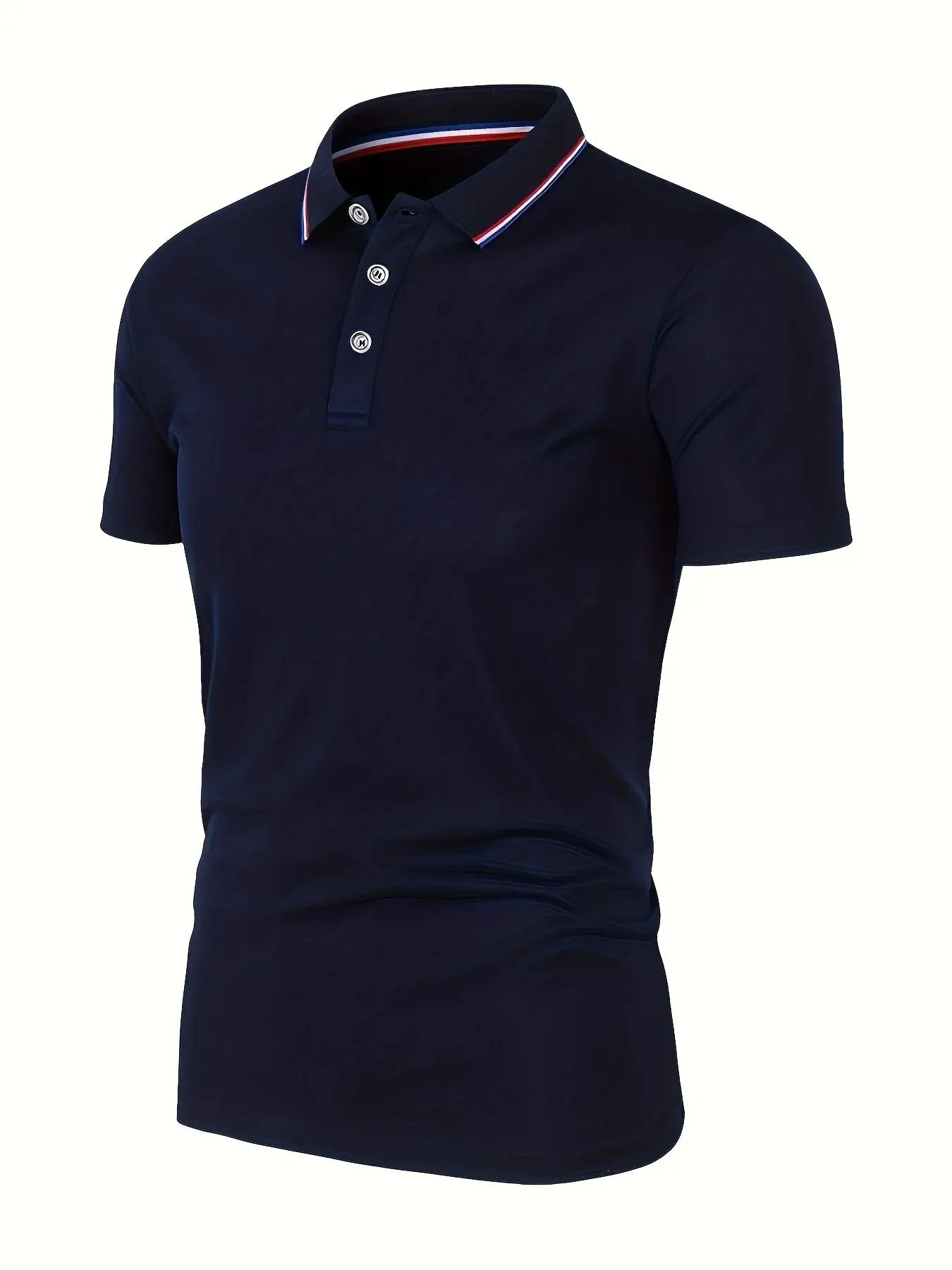Hot Sale Men's Summer Casual Breathable Comfortable Polo Shirt Men's Solid Color High Quality Short Sleeve T-Shirt