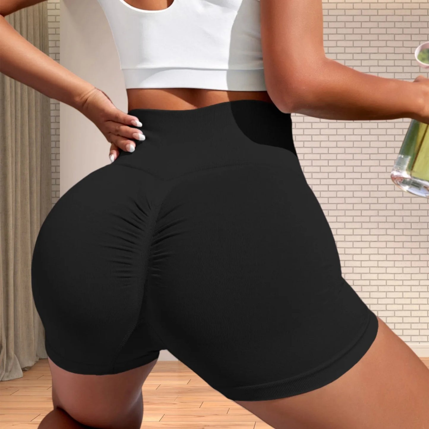 women pants sexy High Waist Peach Lift Hip Sports Shorts Tight Yoga Shorts Quick-drying Sweat-absorbing shorts