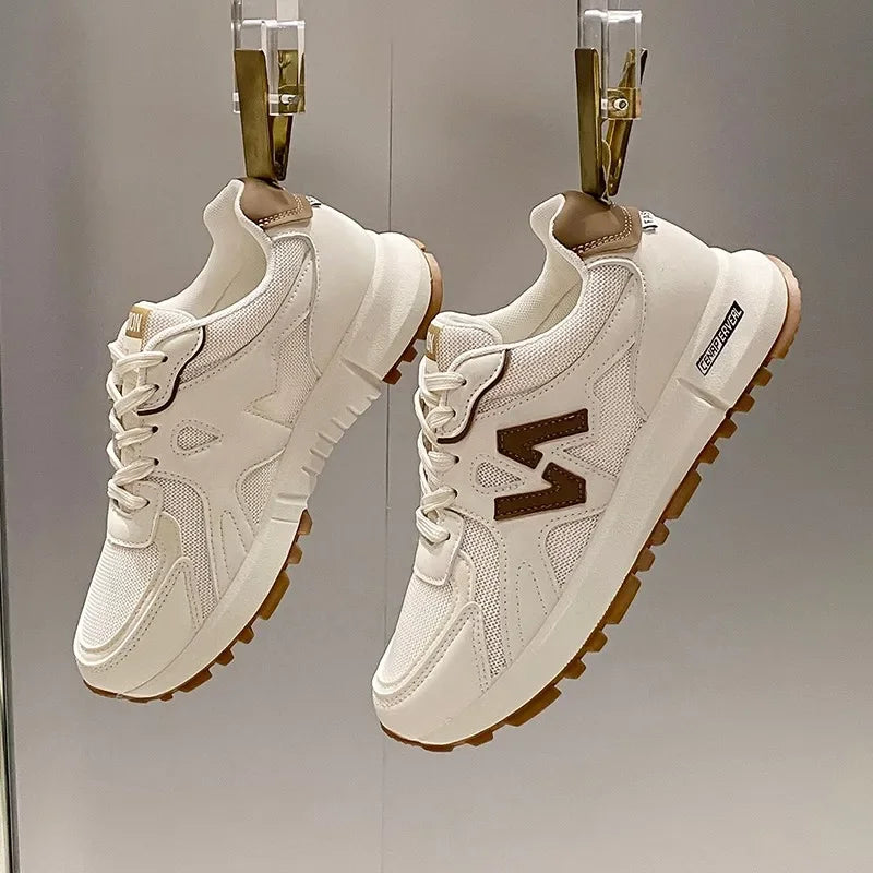Sports Shoes for Women 2024 Spring New Super Hot Versatile Anti-slip Casual Women's Shoes Soft Sole Running Little White Shoes