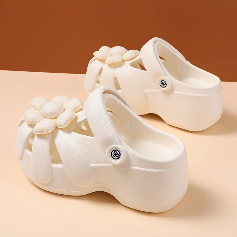 Women's Toe-Toe Slippers for Women, New Style Thick-Soled, Non-Slip, Breathable Summer Beach Shoes and Sandals