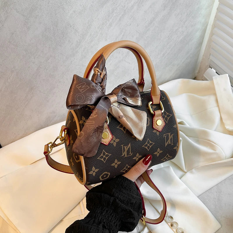 Paris Fashion Designer Elegant Handbag Classic Vintage Style For Luxury Women Leisure Business Commuter Bag