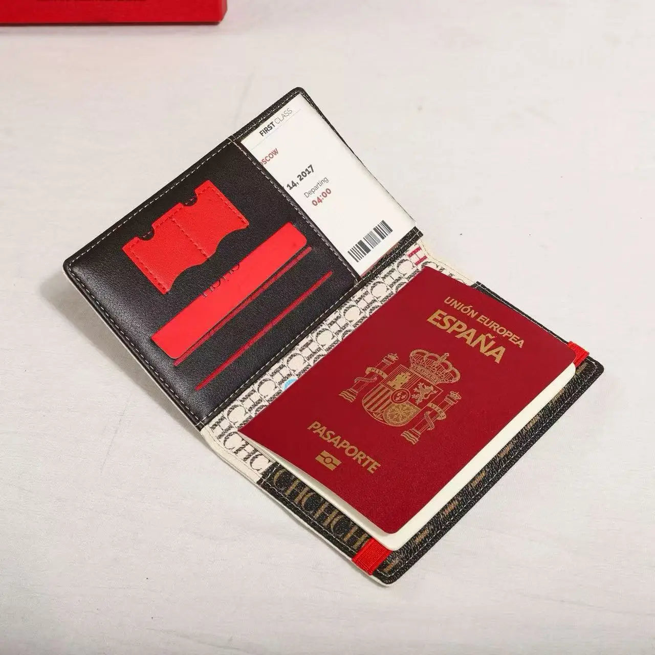 2026 Carolina Herrera HC Passport Cover, Travel Document Organizer Card & Ticket Holder