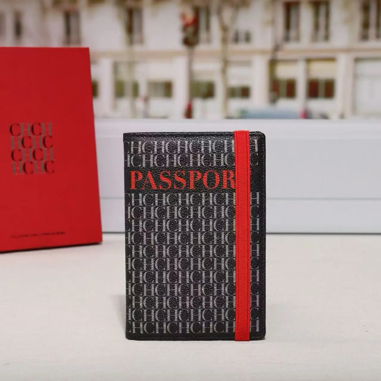 2026 Carolina Herrera HC Passport Cover, Travel Document Organizer Card & Ticket Holder