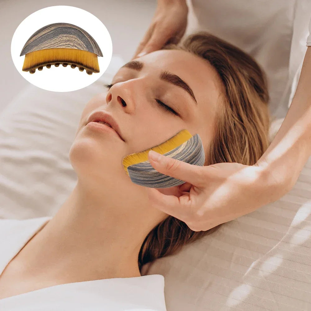 Lymphatic Facial Brush for Chin and Jawline Contouring and Sculpting
