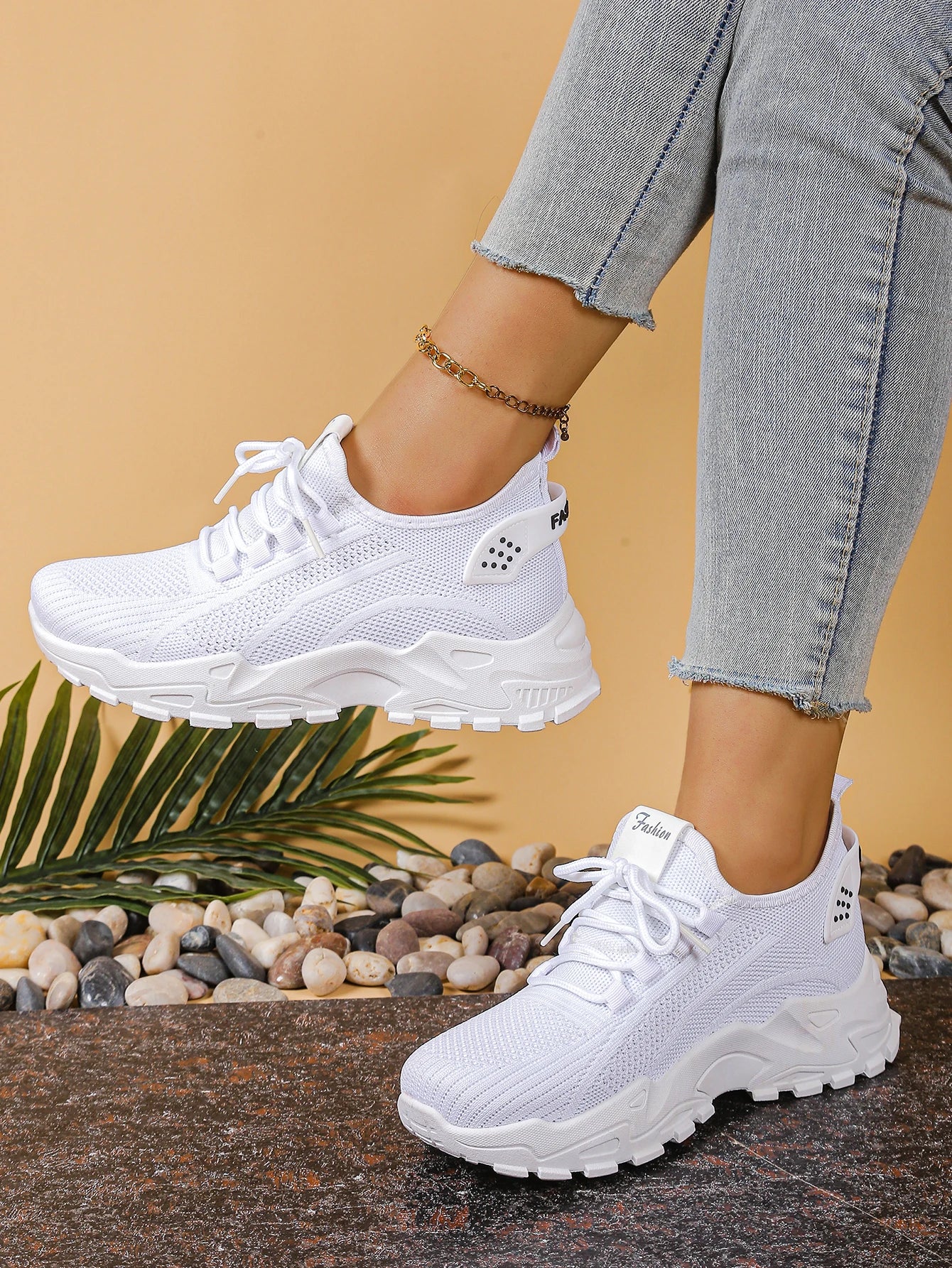 Women's shoes, women's sports shoes  Women's shoes Breathable single-mesh dad shoes Women's casual and versatile sports shoe