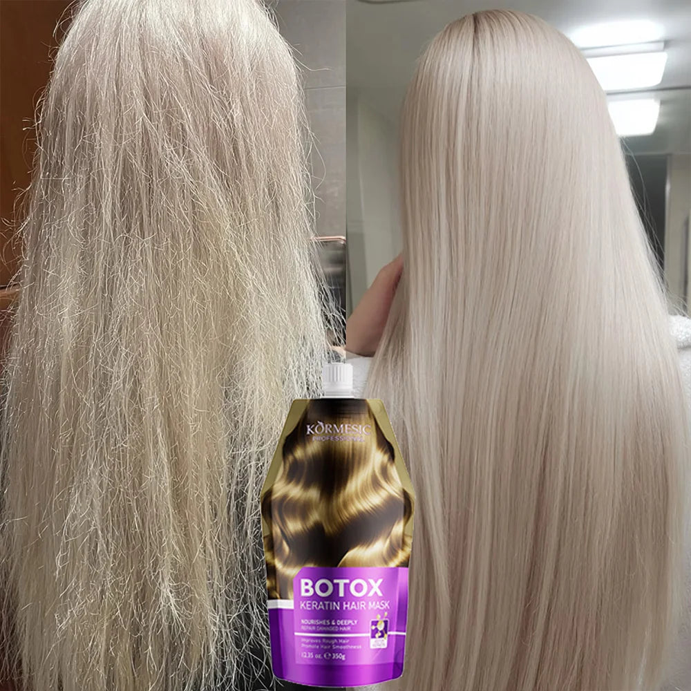 Magical Keratin Hair Mask For Maltreated Hair: 5 Seconds Repairing Damaged, Frizzy Hair, Smoothing, Nourishing, Straightening Hair Care