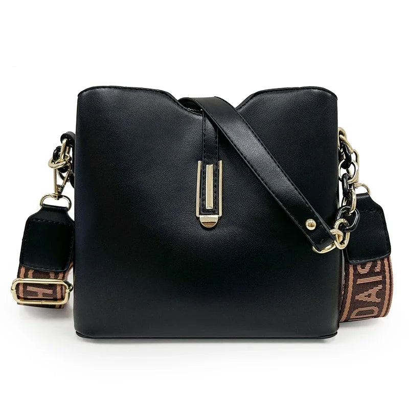 Fashion Brand Women's Big Shoulder Crossbody Bag Luxury PU Leather Messenger Bag Handbag Travel Tote Bag for Female Purse