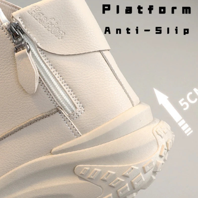 2025 New Women's Sneakers Luxury Fashion High Top Women's Boots Platform Casual Shoes Outdoor Running Shoes for Women Women's Sneakers