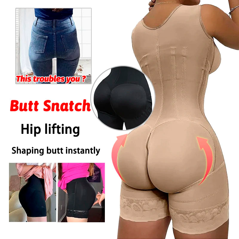 Colombian Girdles High Compression Shapewear Post Surgery Postoperative Reductive Slimming Sheath Female Corset