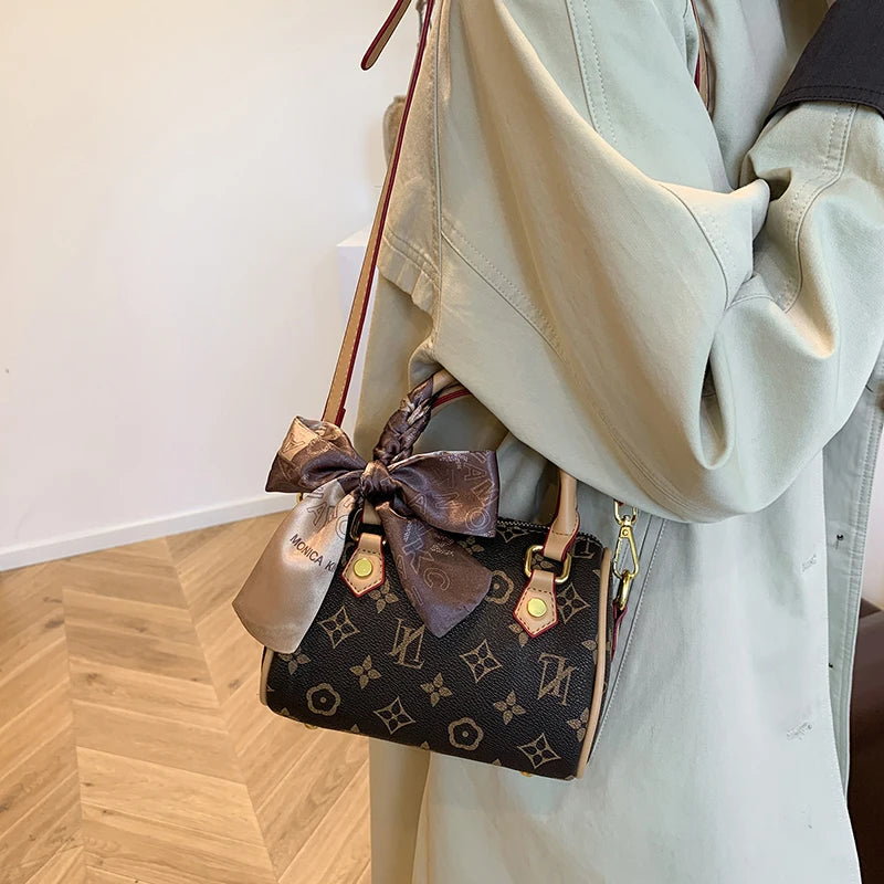 Paris Fashion Designer Elegant Handbag Classic Vintage Style For Luxury Women Leisure Business Commuter Bag