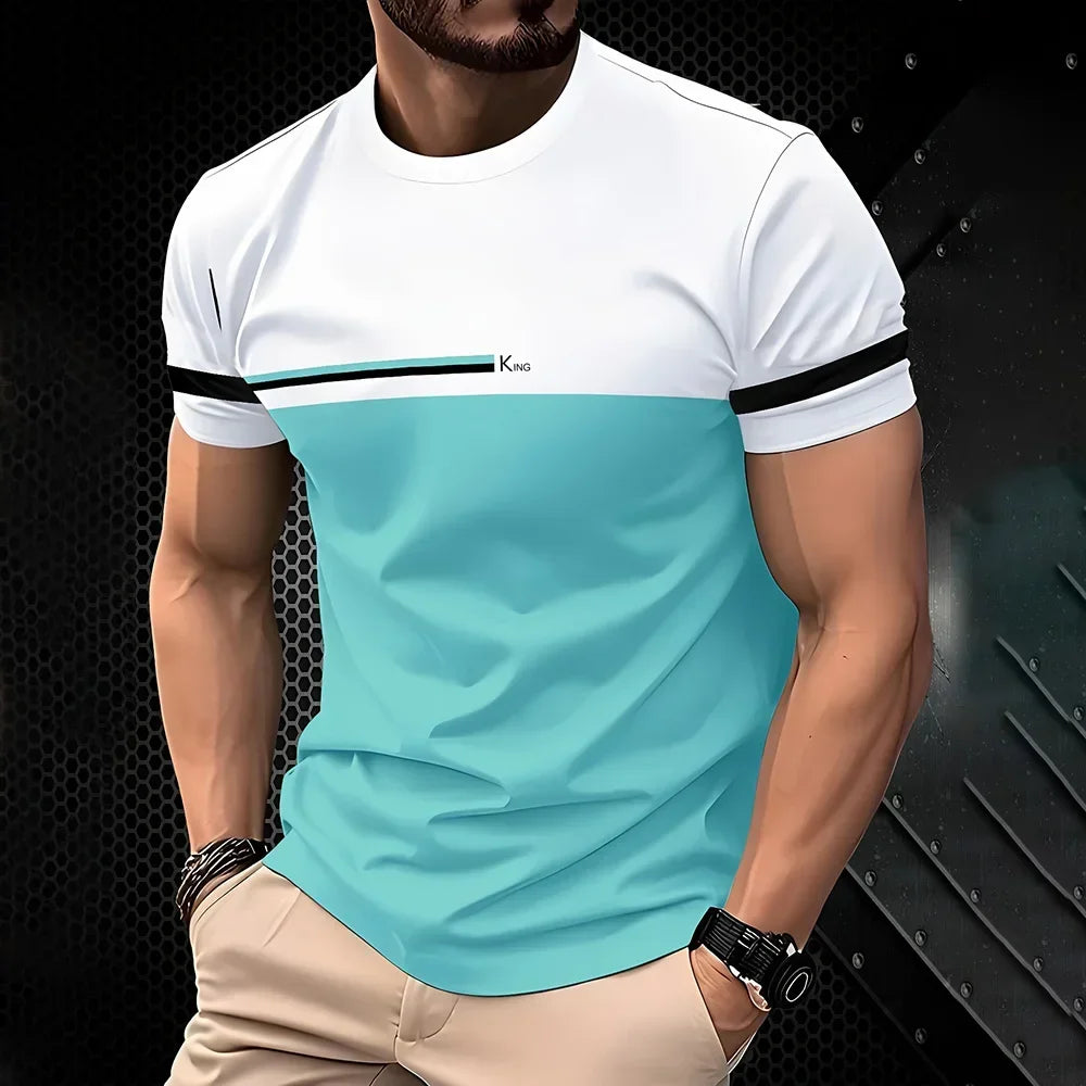 In the summer of , men's casual T-shirts are added with simple O-neck short-sleeved outdoor clothing and breathable 3d print