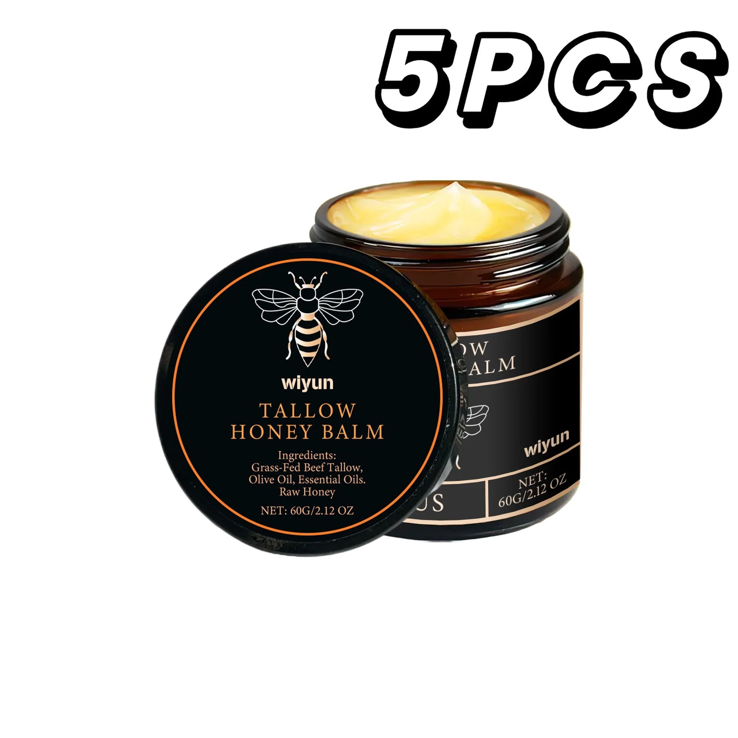 Honey and Tallow Moisturizing Cream for Face and Body - Firming and Nourishing