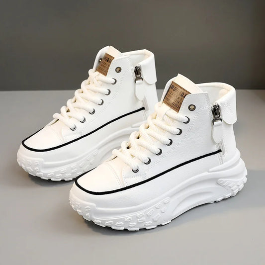 2025 New Women's Sneakers Luxury Fashion High Top Women's Boots Platform Casual Shoes Outdoor Running Shoes for Women Women's Sneakers
