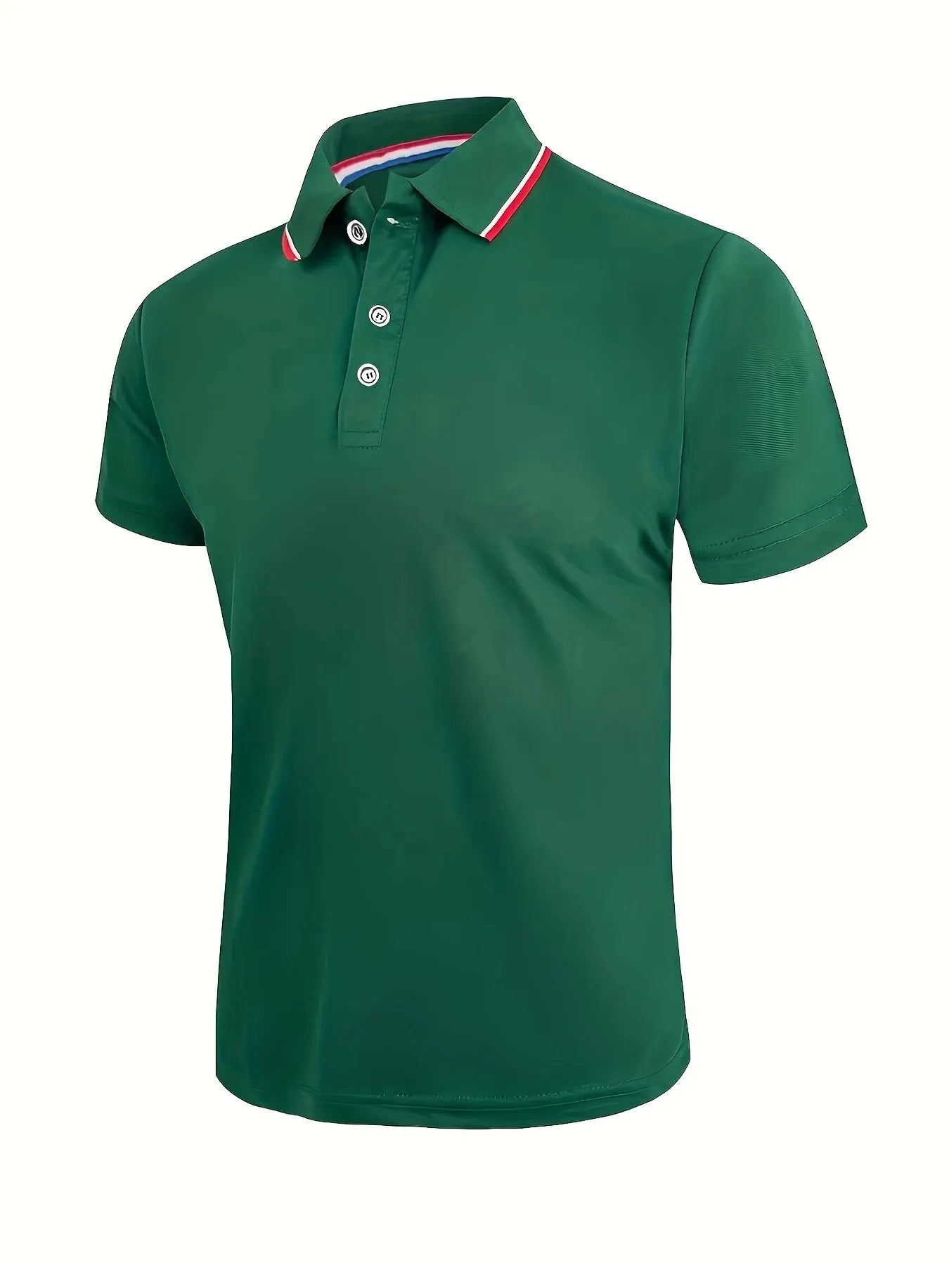Hot Sale Men's Summer Casual Breathable Comfortable Polo Shirt Men's Solid Color High Quality Short Sleeve T-Shirt