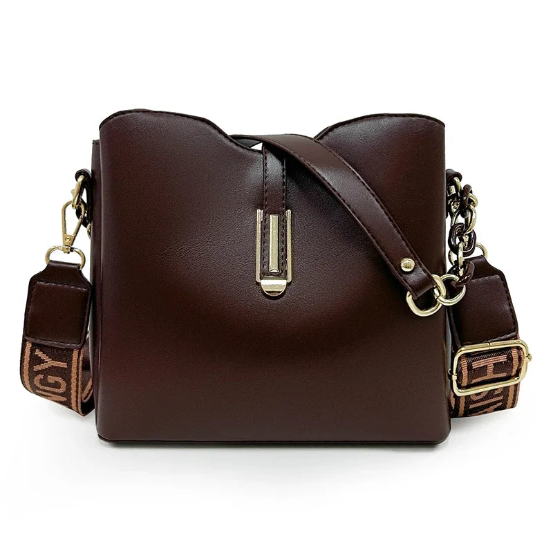 Fashion Brand Women's Big Shoulder Crossbody Bag Luxury PU Leather Messenger Bag Handbag Travel Tote Bag for Female Purse