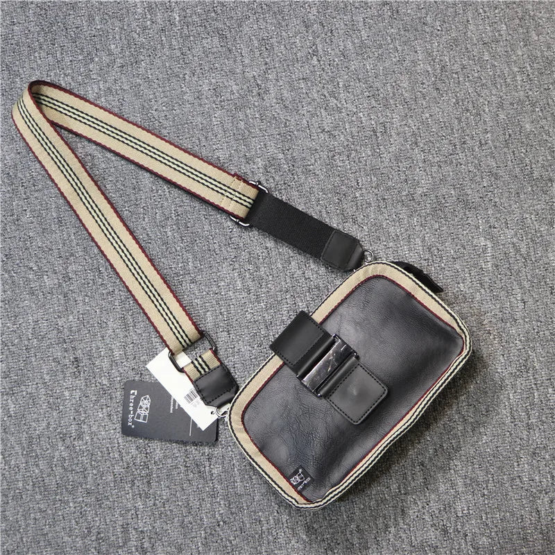 Fashion Japan and South Korea Men and Women Crossbody Small Bag Summer Sports Outdoor Buckle Men's Shoulder Hip Hop Bag
