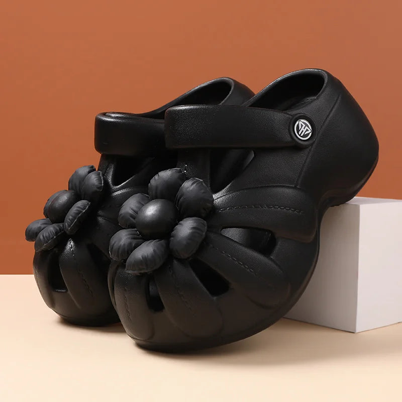 Women's Toe-Toe Slippers for Women, New Style Thick-Soled, Non-Slip, Breathable Summer Beach Shoes and Sandals