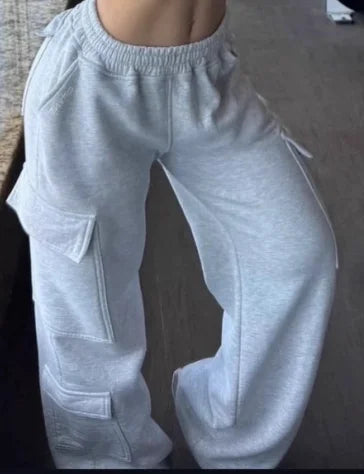 Pantalon Femme Spring Summer Pocket Versatile Commuting Casual Personality Trousers Women's Straight Casual Solid Color Trousers