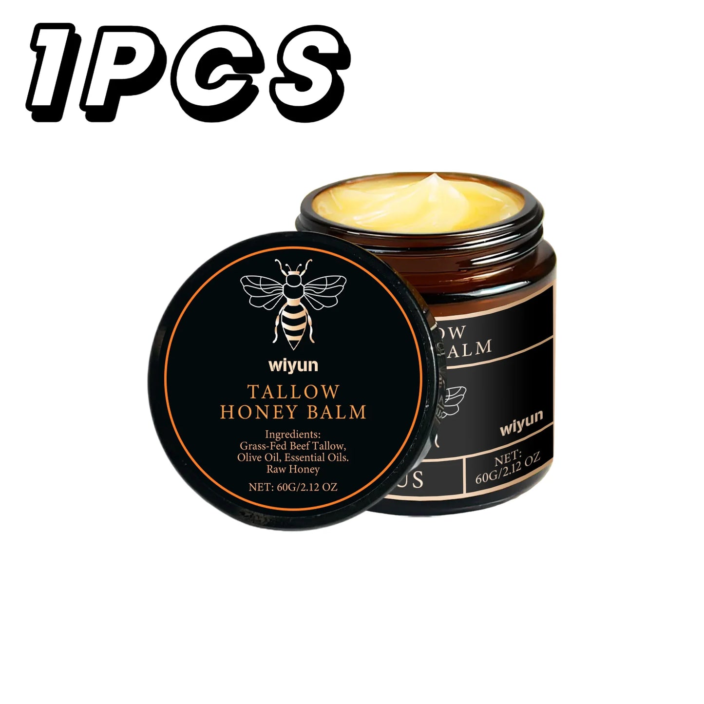 Honey and Tallow Moisturizing Cream for Face and Body - Firming and Nourishing