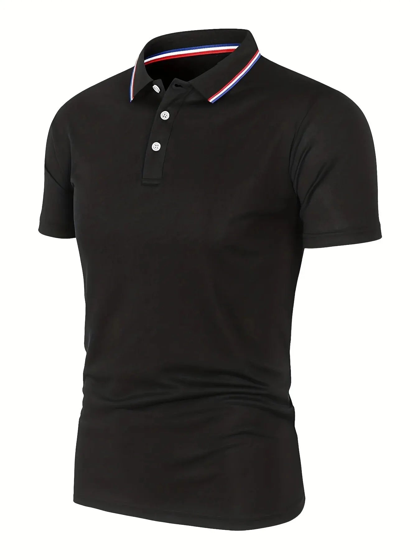 Hot Sale Men's Summer Casual Breathable Comfortable Polo Shirt Men's Solid Color High Quality Short Sleeve T-Shirt