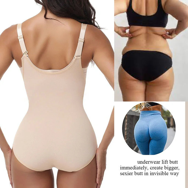 GUUDIA Lower Tummy Control Colombian Girdle Butt Lifting Control Girdle Adjustable Straps Back Fat Smooth Body Shaper Low Belly