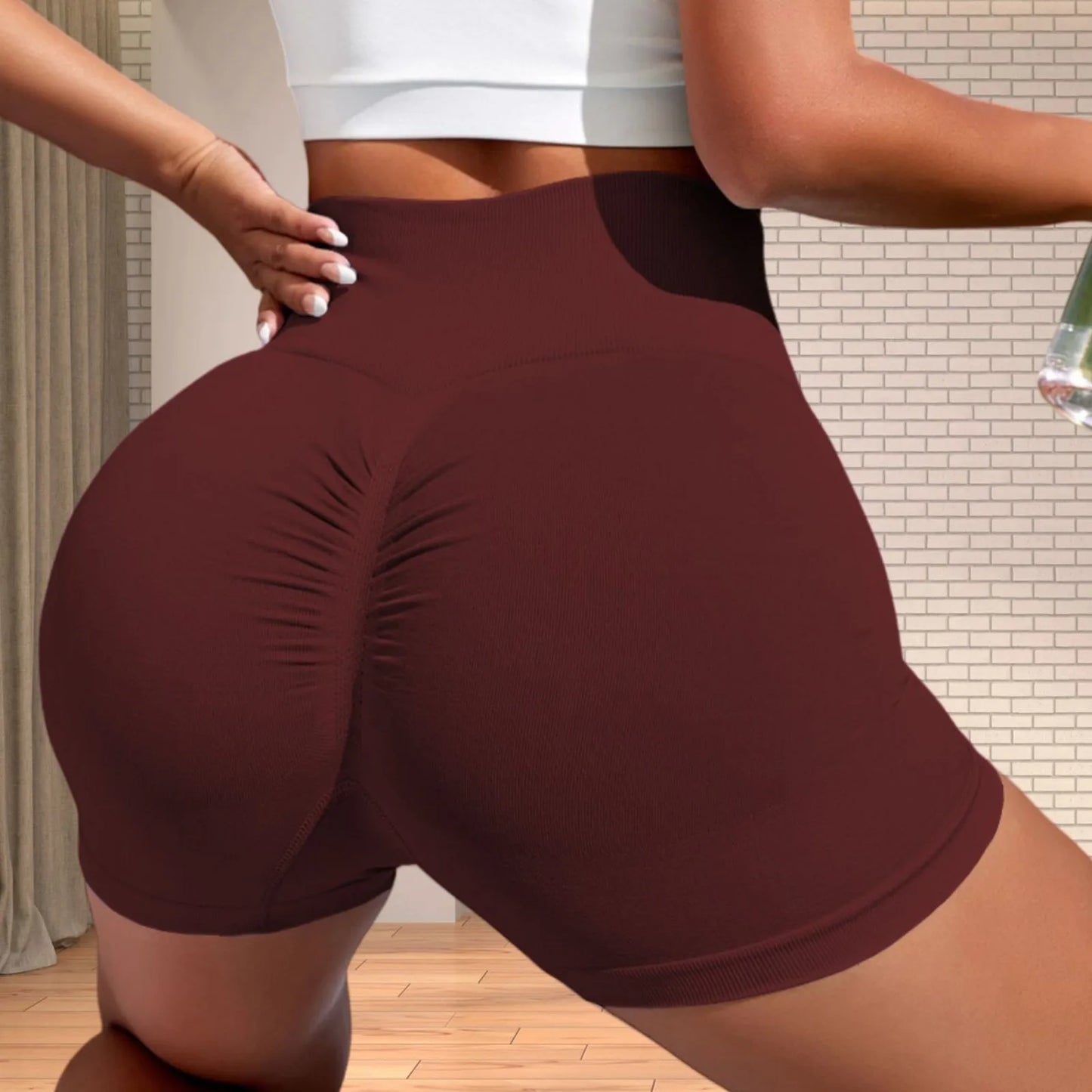 women pants sexy High Waist Peach Lift Hip Sports Shorts Tight Yoga Shorts Quick-drying Sweat-absorbing shorts
