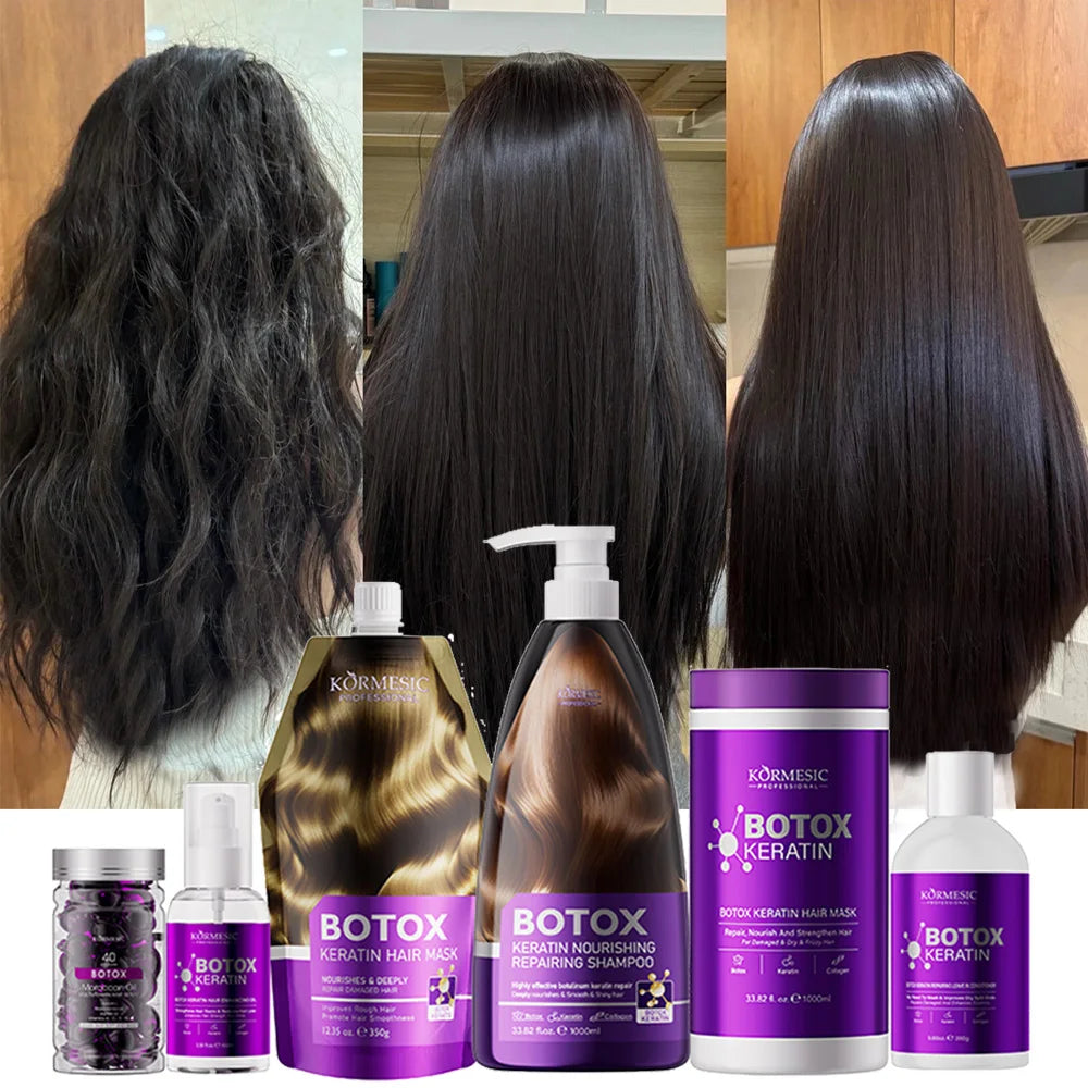Magical Keratin Hair Mask For Maltreated Hair: 5 Seconds Repairing Damaged, Frizzy Hair, Smoothing, Nourishing, Straightening Hair Care
