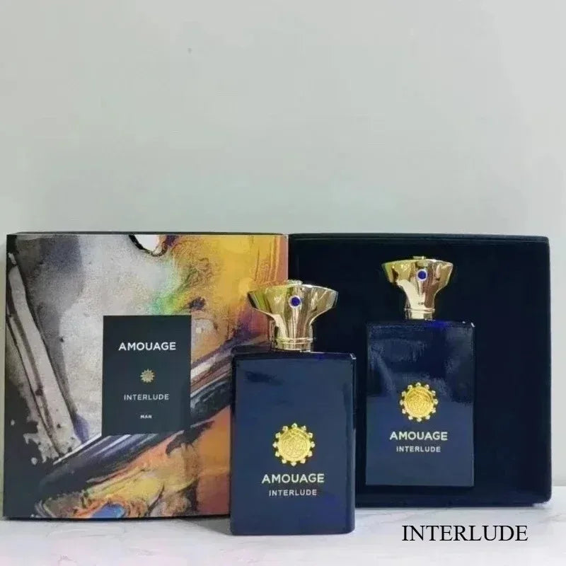 AMOUAGE 100ml Men's Perfume Long-Lasting Eau De Parfum Woody Oriental Aromatic Scent Fresh Warm Luxury Cologne Elegant Gift