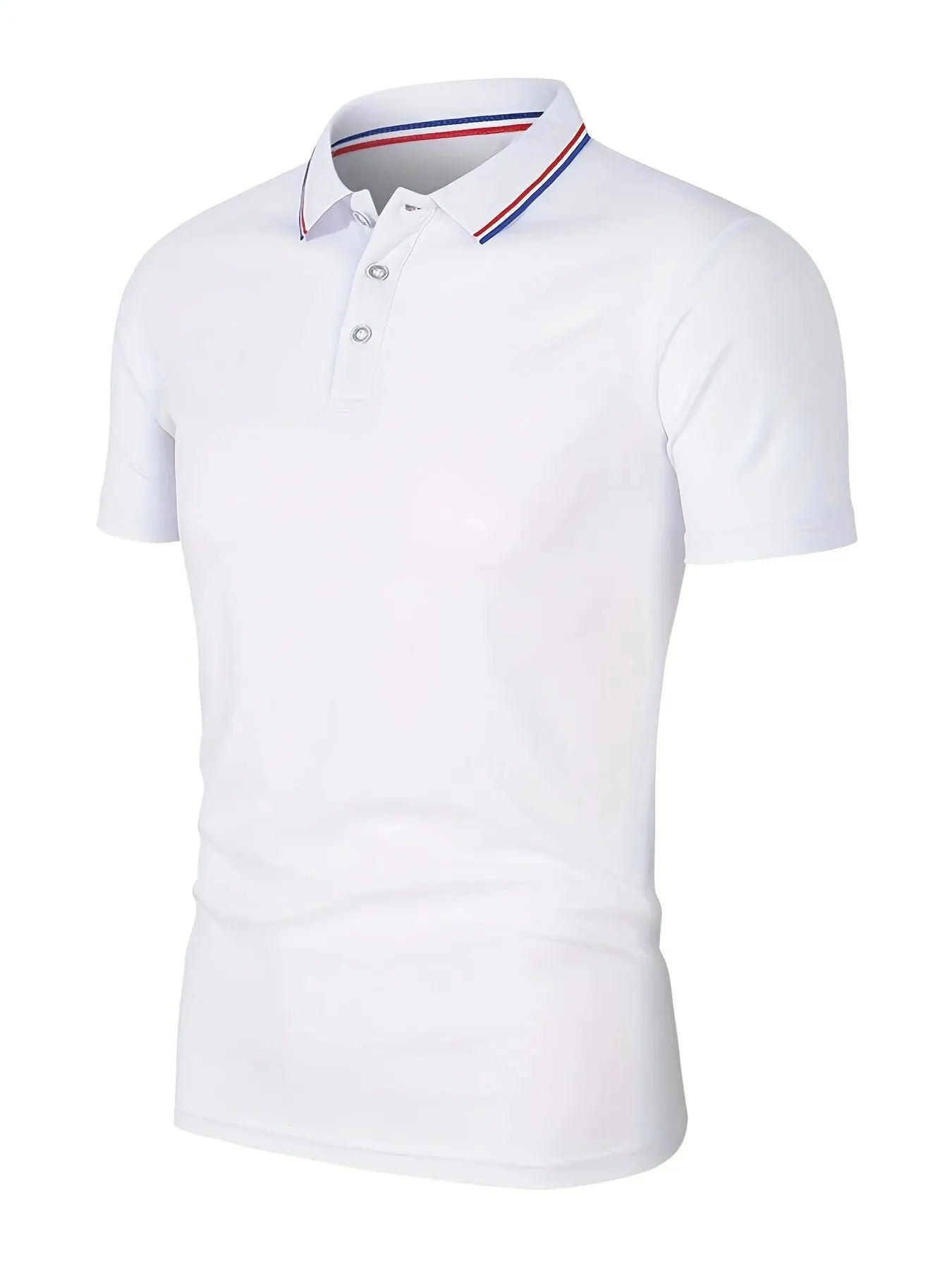 Hot Sale Men's Summer Casual Breathable Comfortable Polo Shirt Men's Solid Color High Quality Short Sleeve T-Shirt
